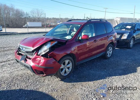 2015 Subaru Forester 2.5I Premium from USA, damaged, VIN JF2SJADC5FH477440
